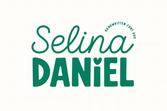 Selina Daniel: a Design-Focused Duo Font Family