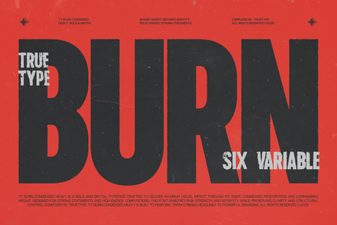 Trt Burn Font for Creative Design Projects